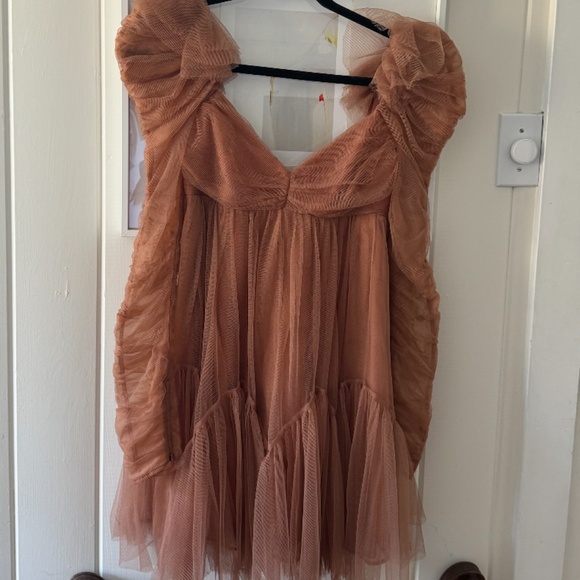 Zimmermann Tulle Ruched Mini Dress - Picture 3 of 3
